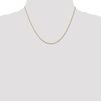 14k .7 mm Carded Cable Rope Chain-7RY-18