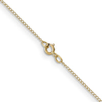 14k .5 mm Carded Curb Chain-8CY-24