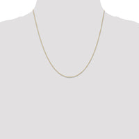 14k .5 mm Carded Curb Chain-8CY-20