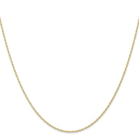 14k .95 mm Carded Cable Rope Chain-8RY-22
