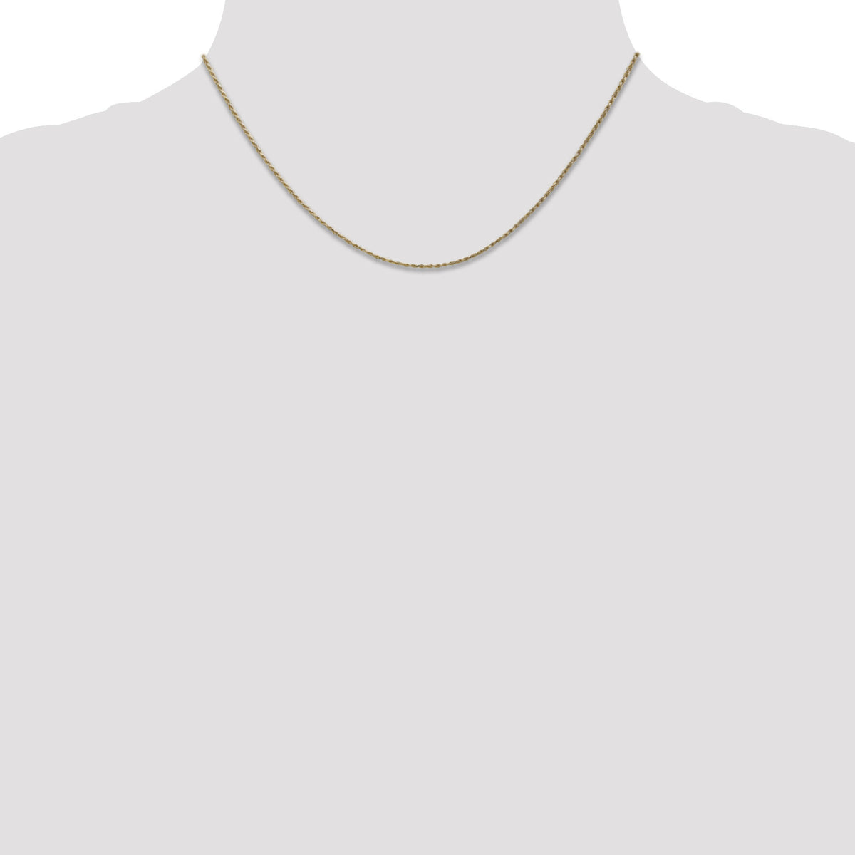 14k .95 mm Carded Cable Rope Chain-8RY-16