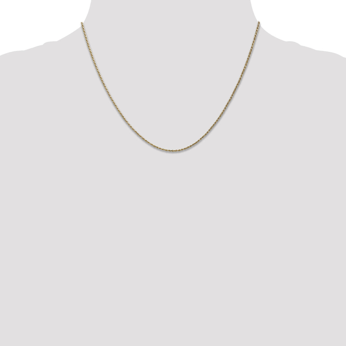 14k .95 mm Carded Cable Rope Chain-8RY-18