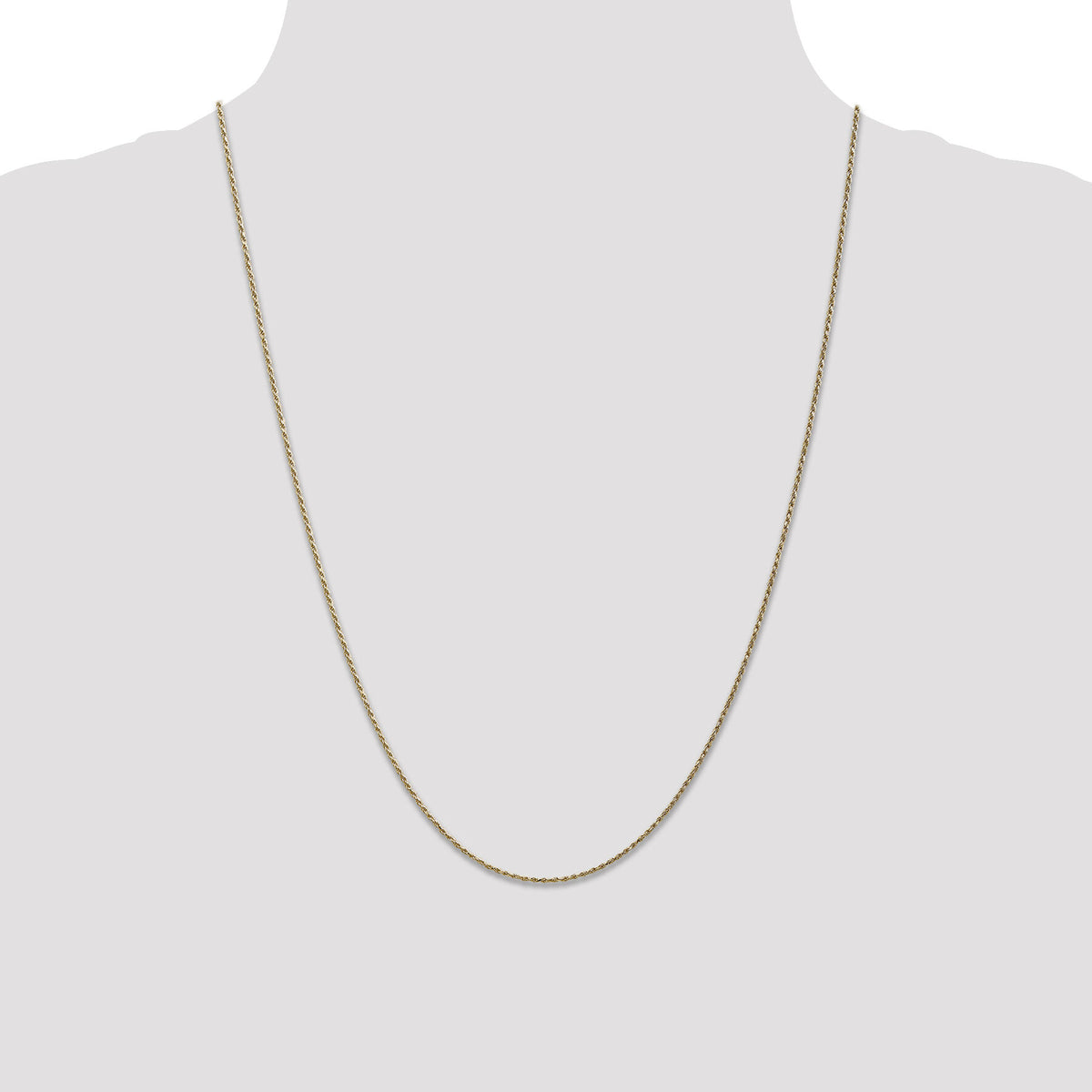 14k .95 mm Carded Cable Rope Chain-8RY-24