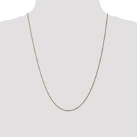 14k .95 mm Carded Cable Rope Chain-8RY-24