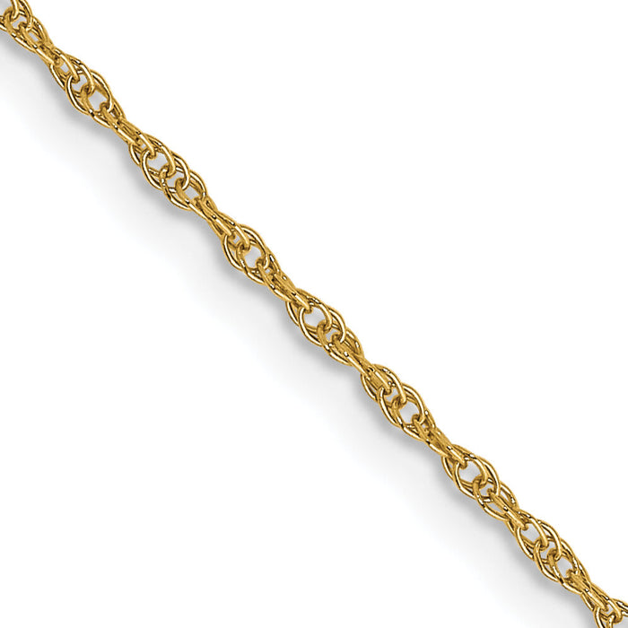 14k .95 mm Carded Cable Rope Chain-8RY-20