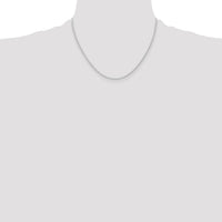 14K White Gold 1.15mm Carded Cable Rope Chain-9RW-18