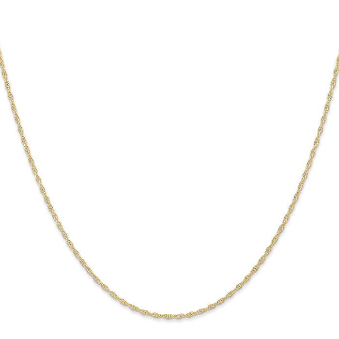 14K 1.15mm Carded Cable Rope Chain-9RY-24