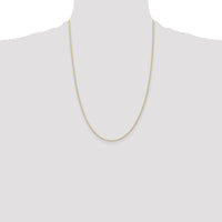 14K 1.15mm Carded Cable Rope Chain-9RY-24