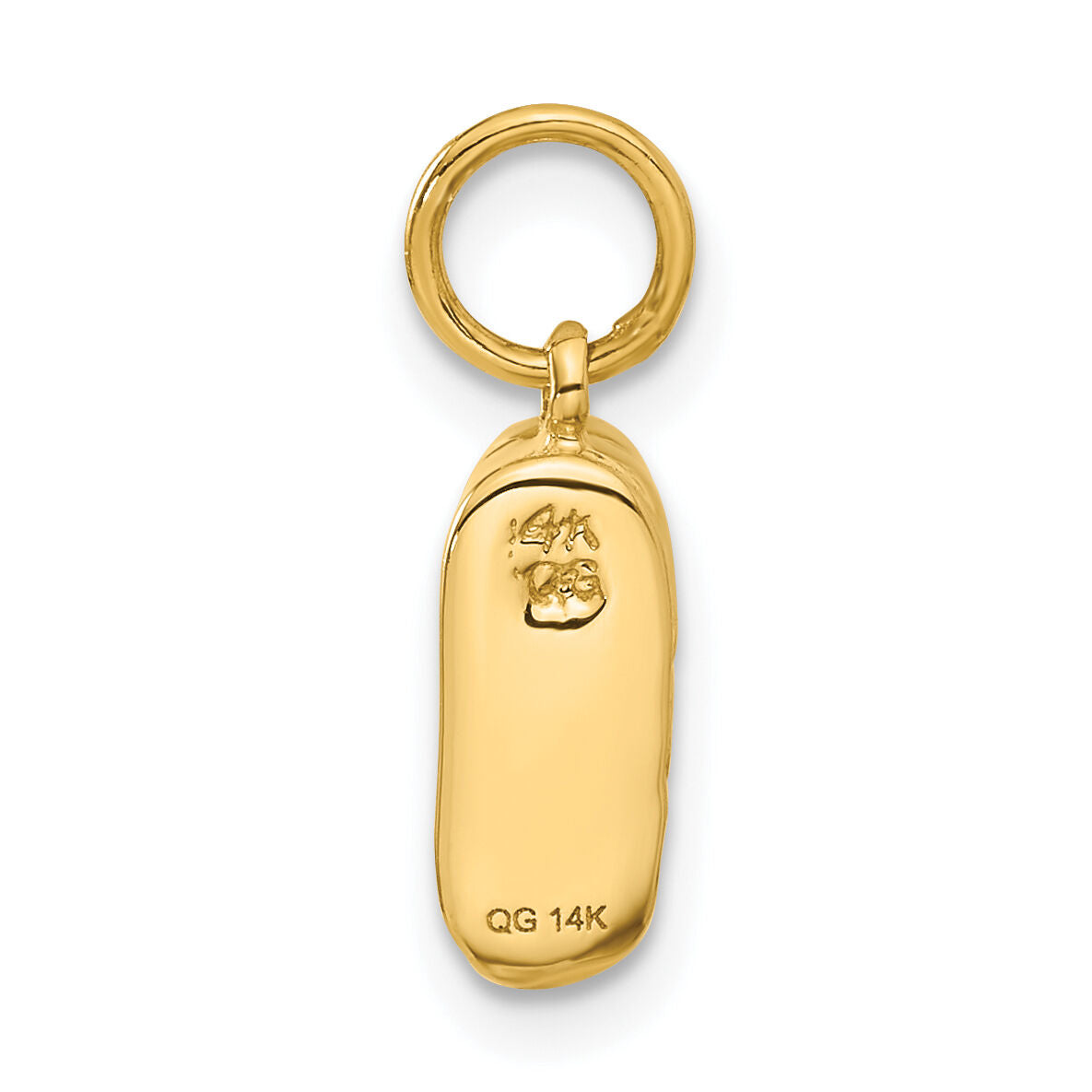 14k  3D Single Baby Shoe Charm-A0158/A