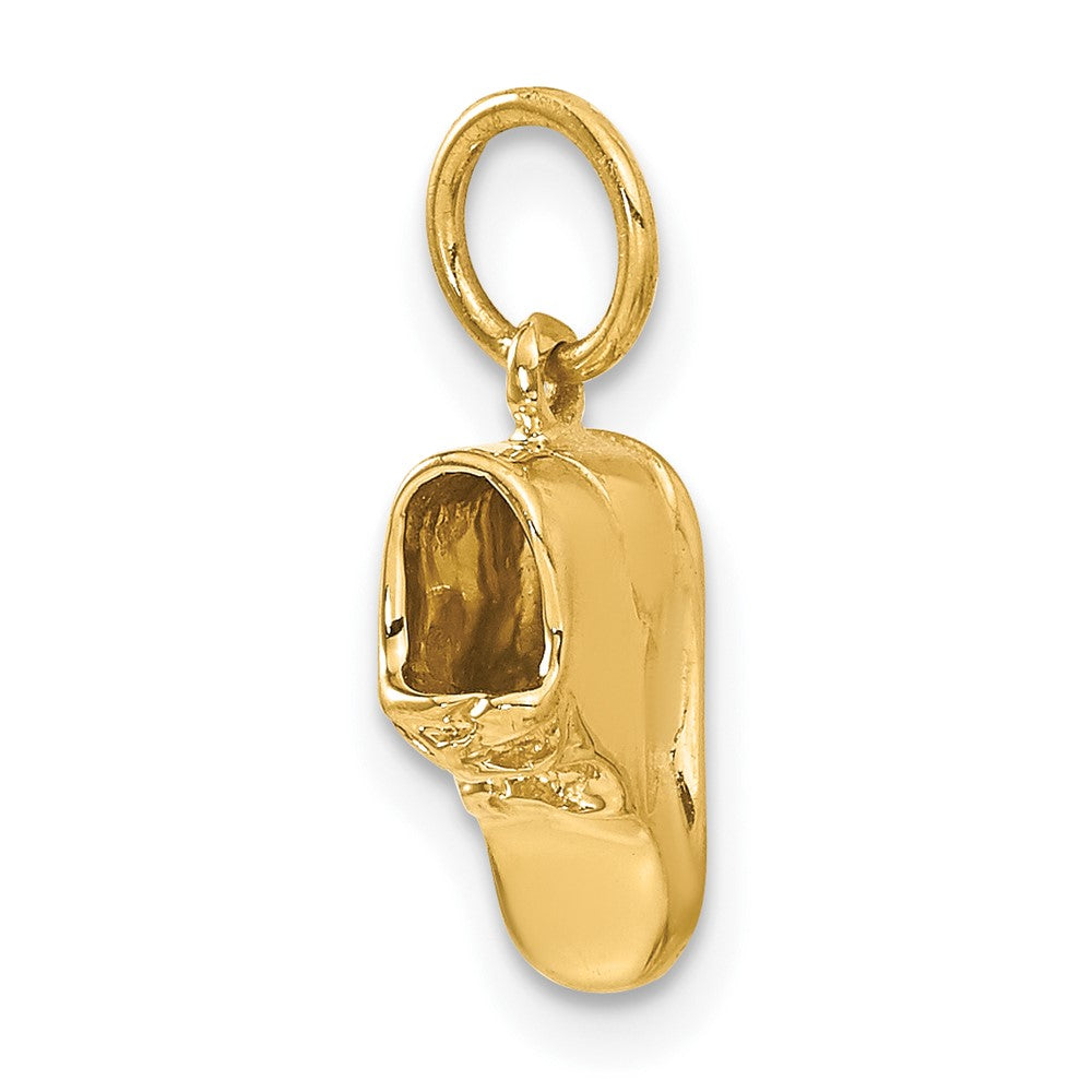 14k  3D Single Baby Shoe Charm-A0158/A