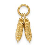 14k 3-D    PAIR    Of Ice Skates Charm-A0166