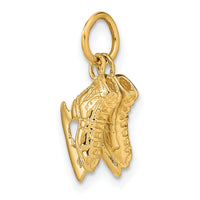 14k 3-D    PAIR    Of Ice Skates Charm-A0166