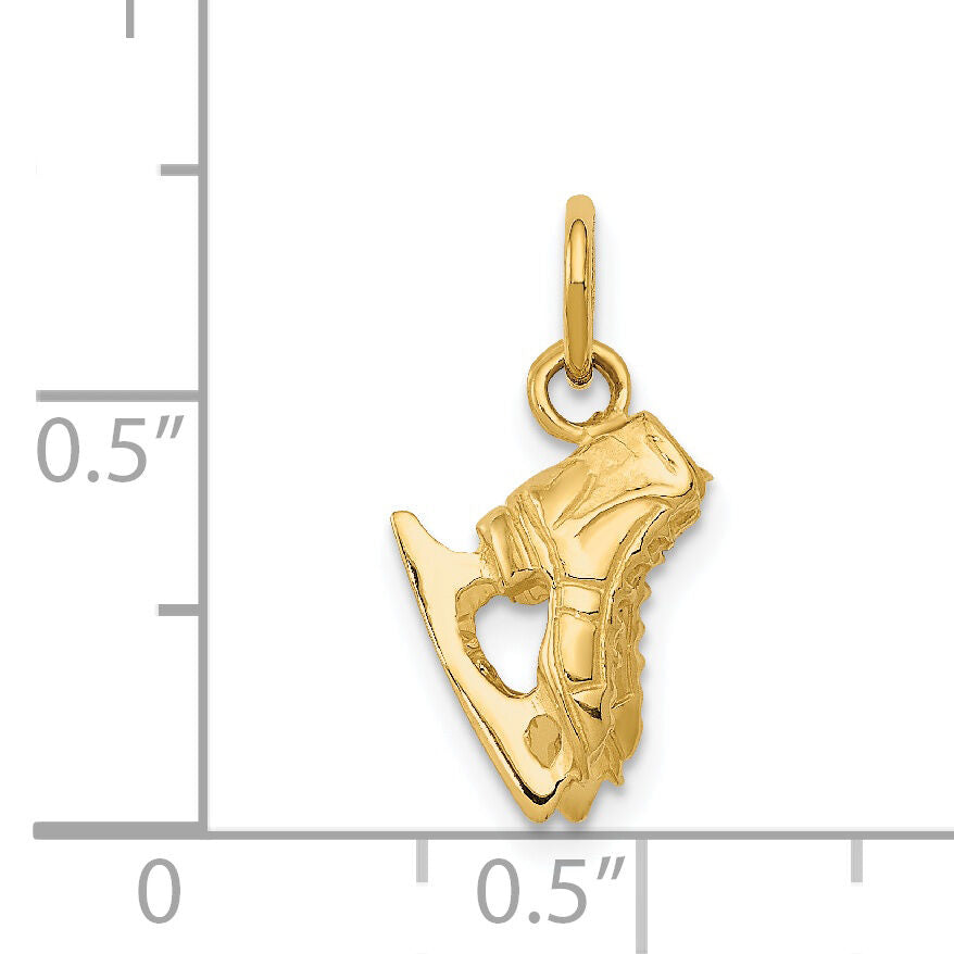14k 3-D    PAIR    Of Ice Skates Charm-A0166