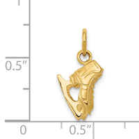 14k 3-D    PAIR    Of Ice Skates Charm-A0166