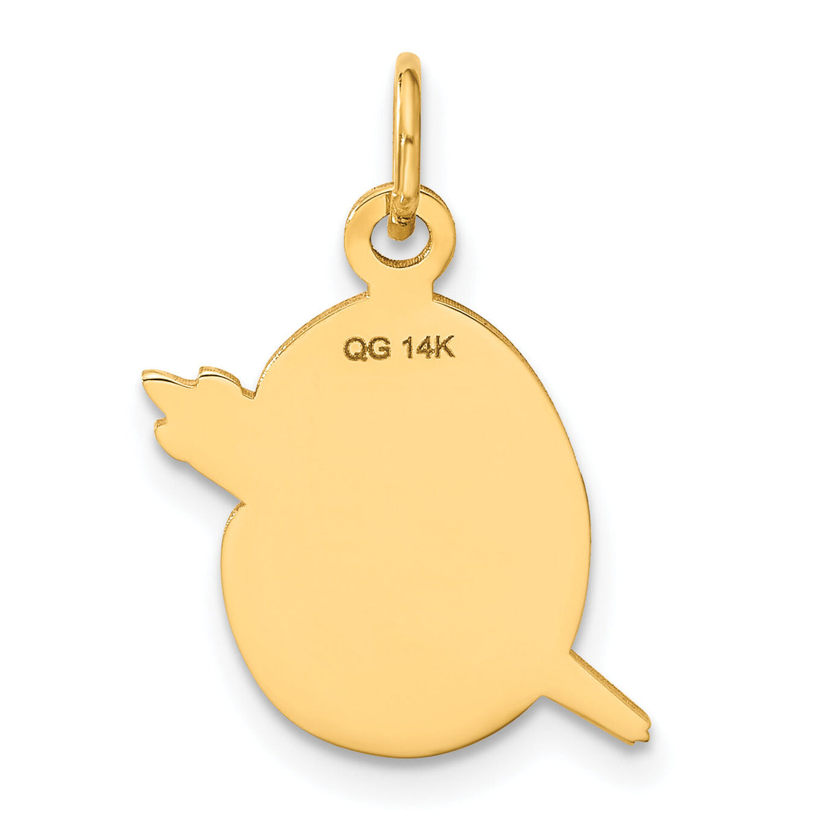 14k Enameled Artist Palette Charm-A0179