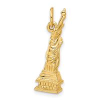 14k  3D Statue Of Liberty Charm-A0253