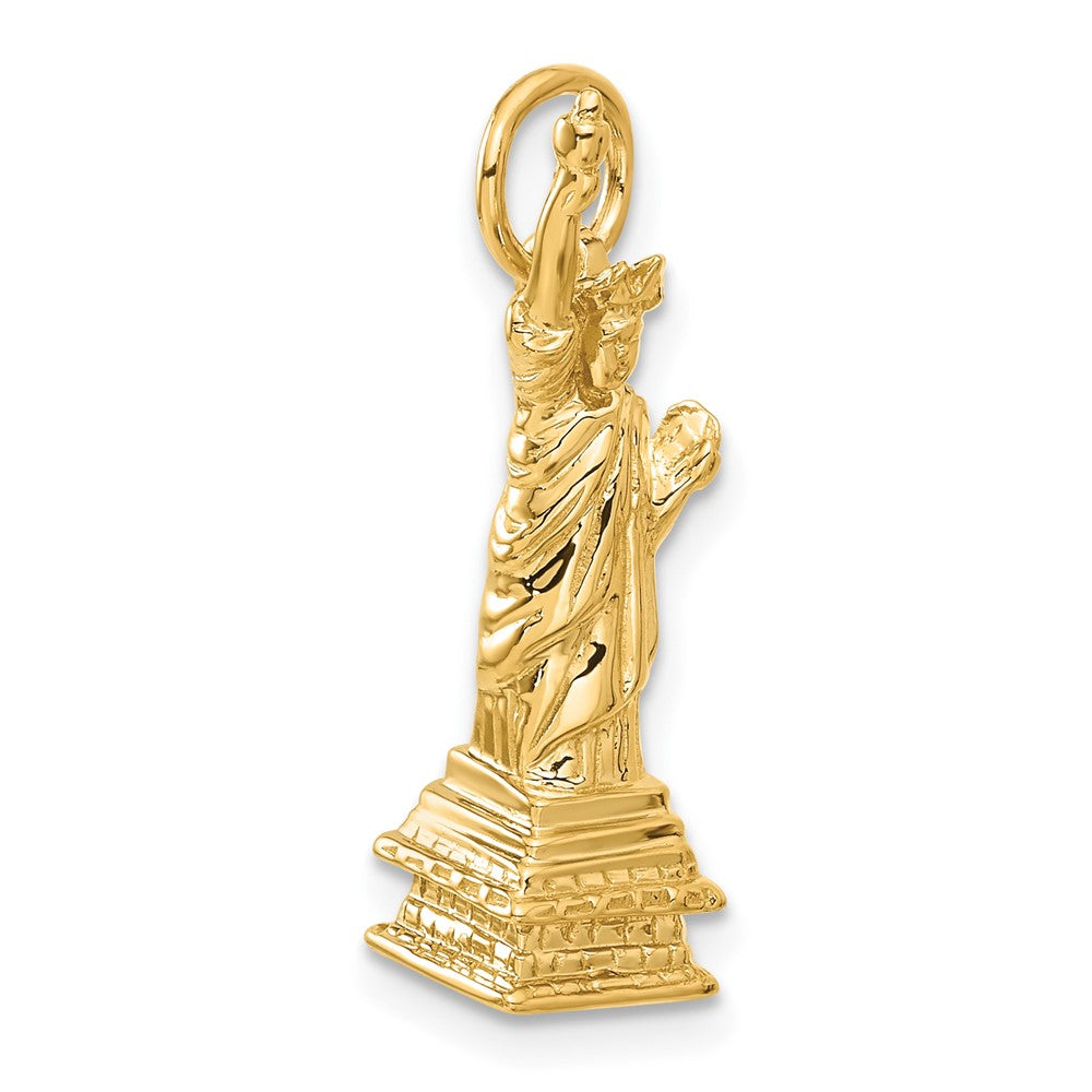 14k  3D Statue Of Liberty Charm-A0253