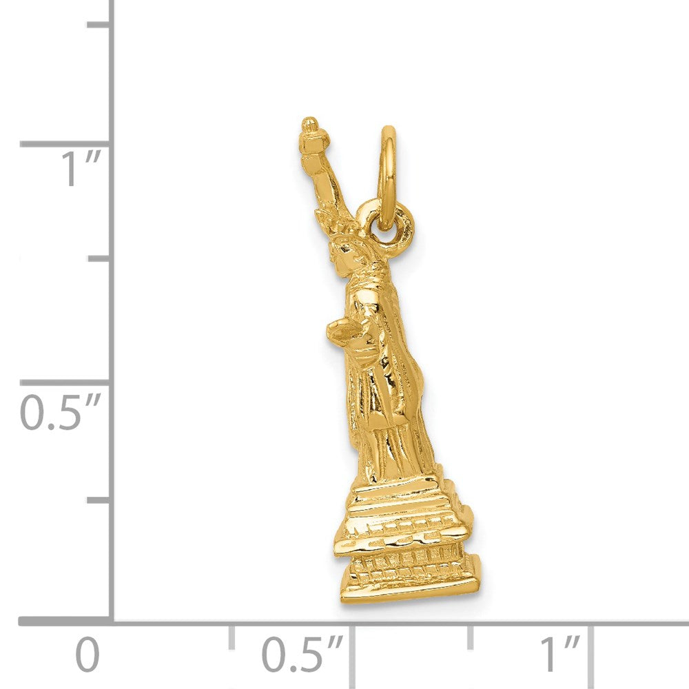 14k  3D Statue Of Liberty Charm-A0253