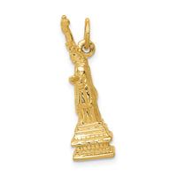 14k  3D Statue Of Liberty Charm-A0253