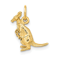 14k 3D Kangaroo with Joey Charm-A0309