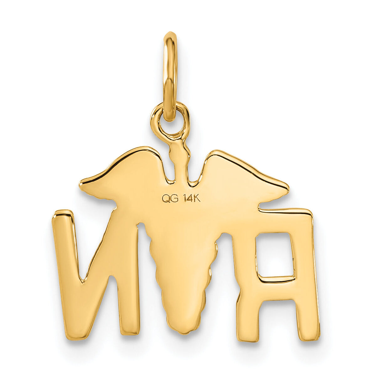 14k RN Registered Nurse Charm-A0390