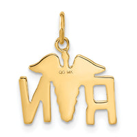 14k RN Registered Nurse Charm-A0390
