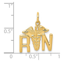 14k RN Registered Nurse Charm-A0390