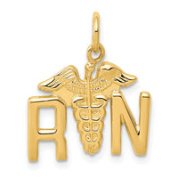 14k RN Registered Nurse Charm-A0390