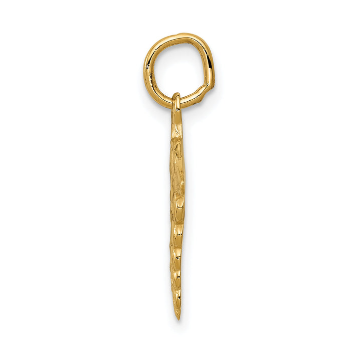 14k Caduceus Charm-A0391