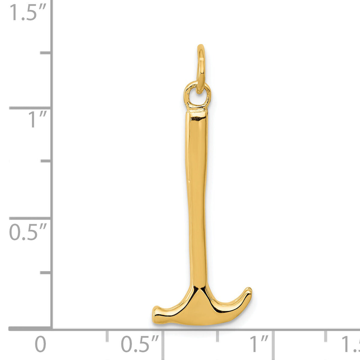14K 3D Hammer Charm-A0392
