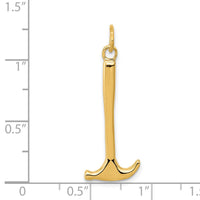 14K 3D Hammer Charm-A0392