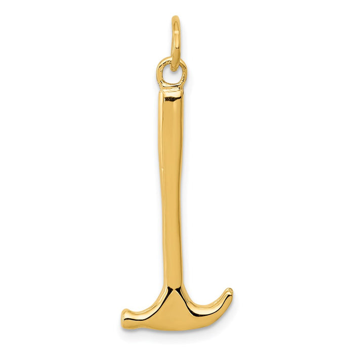 14K 3D Hammer Charm-A0392