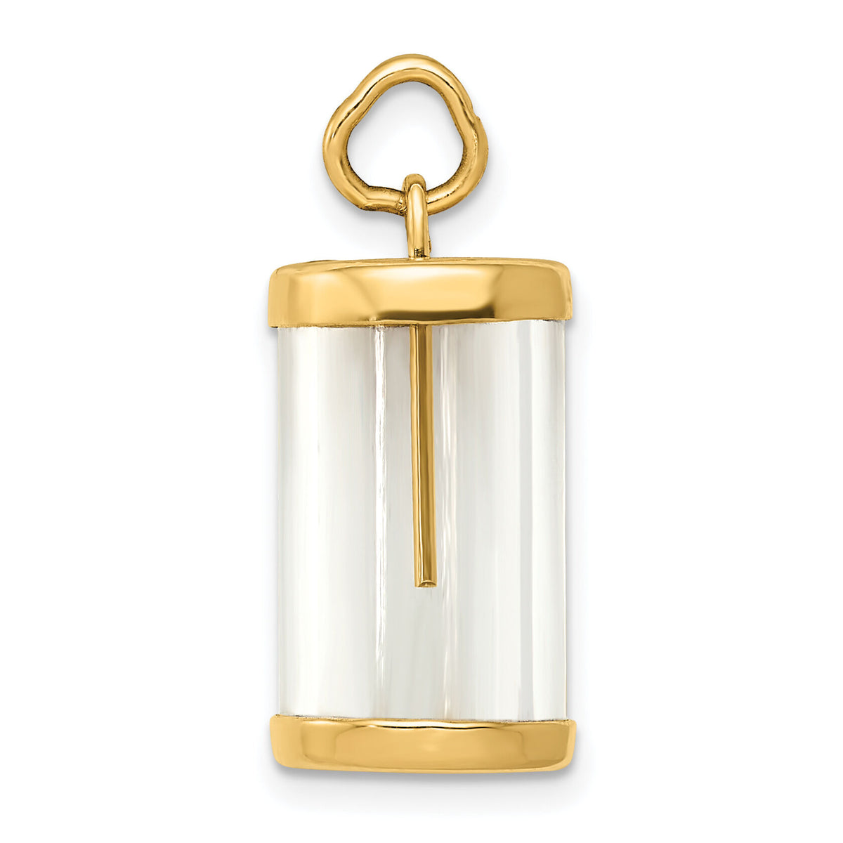 14k Fillable Capsule Charm-A0407E