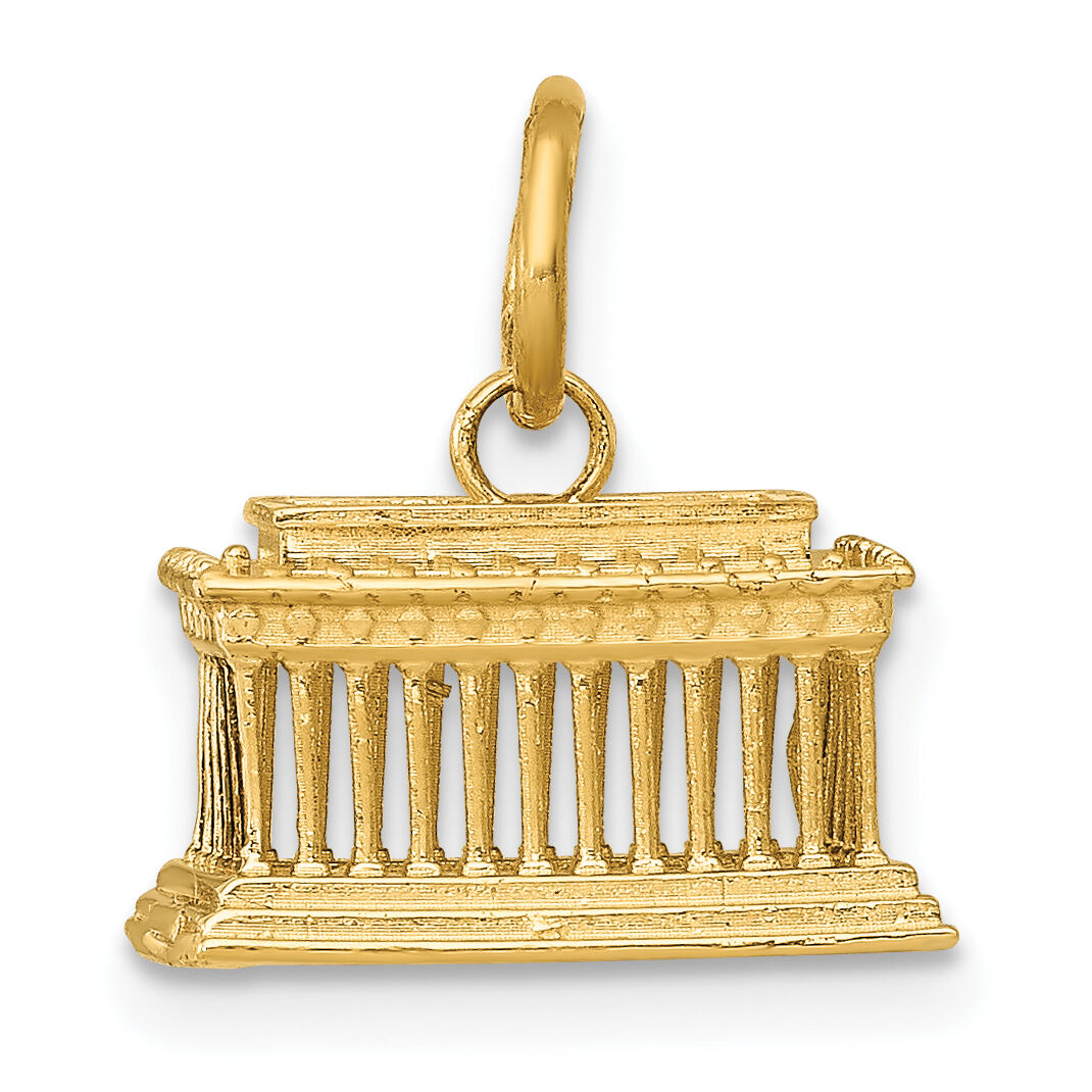 14k Lincoln Memorial Charm-A0409/L