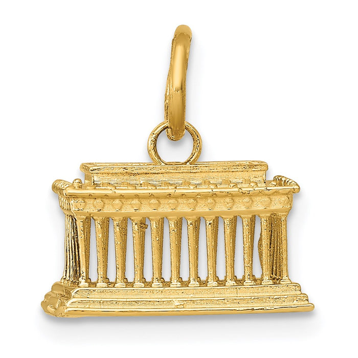 14k Lincoln Memorial Charm-A0409/L
