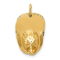 14k 3-D Large Fireman's Hat Charm-A0412