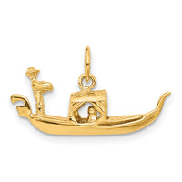 14K  3D Gondola Charm-A0434