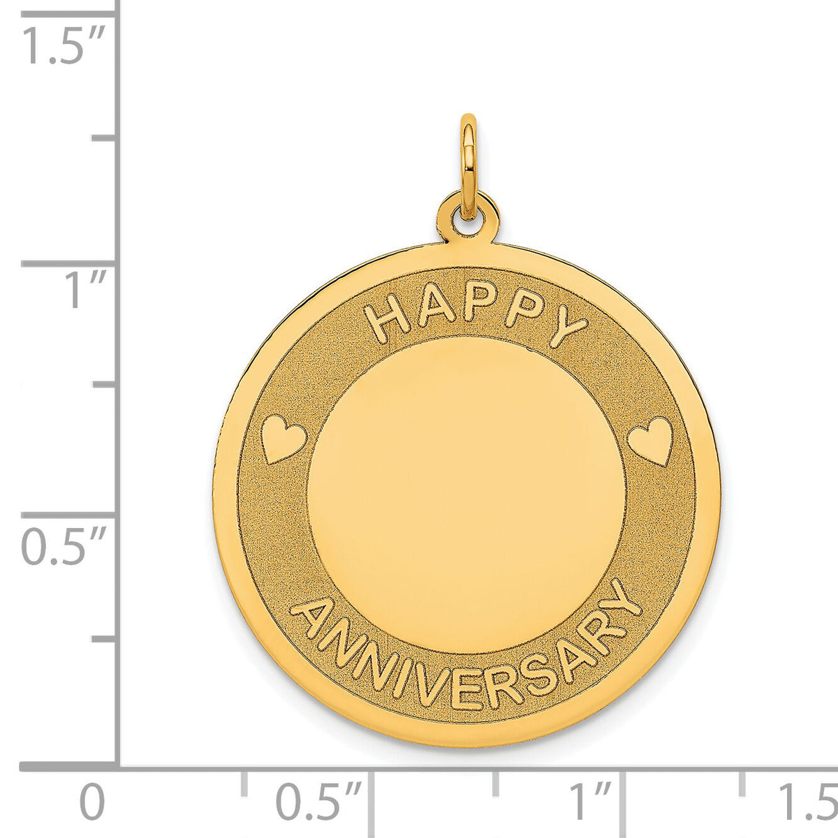 14k HAPPY ANNIVERSARY Charm-A0552