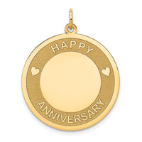 14k HAPPY ANNIVERSARY Charm-A0552