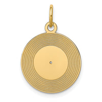 14k Record Album Charm-A0564/L