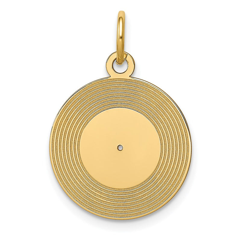 14k Record Album Charm-A0564/L