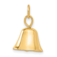 14k Moveable 3D Wedding Bell Charm-A0567