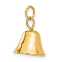 14k Moveable 3D Wedding Bell Charm-A0567