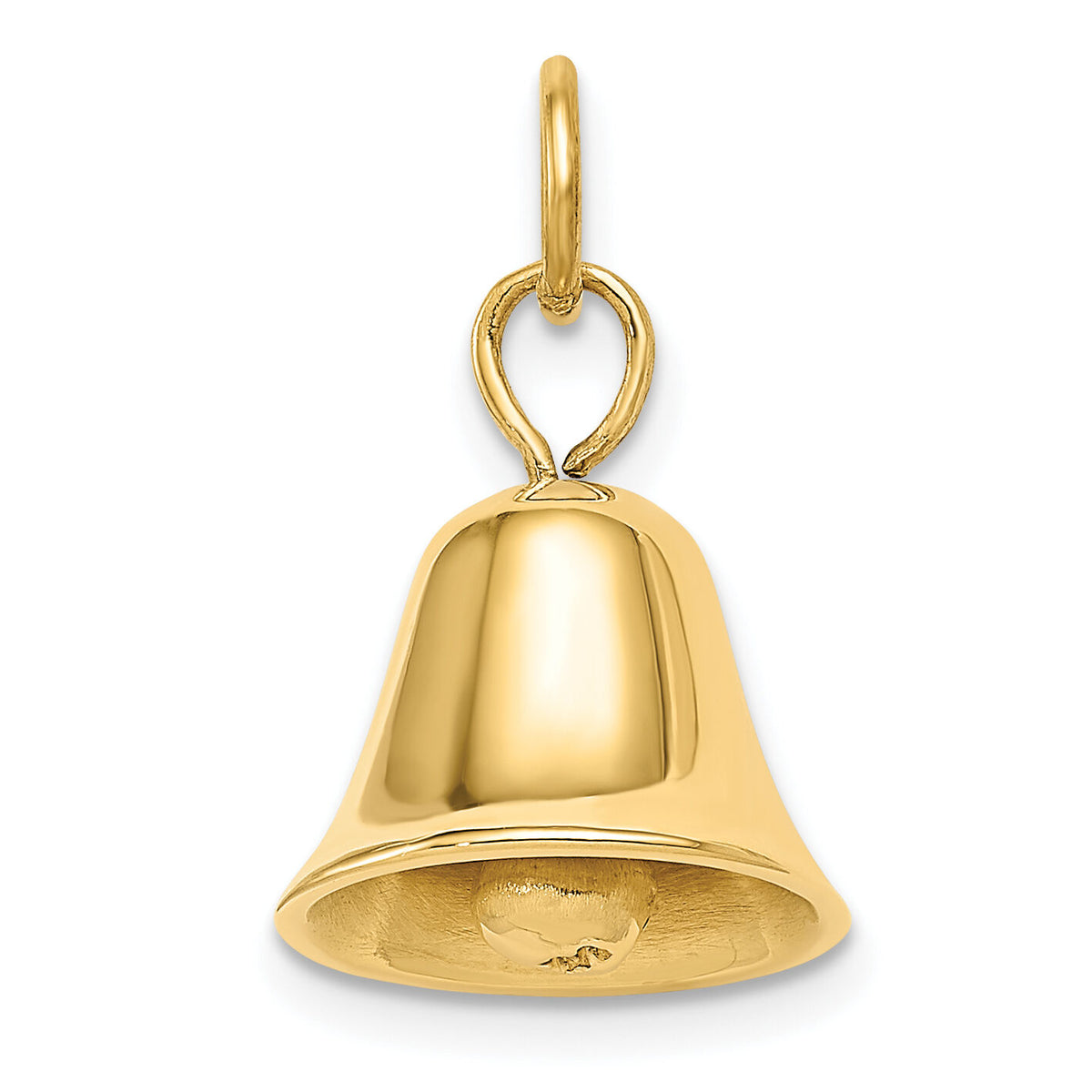 14k Moveable 3D Wedding Bell Charm-A0567
