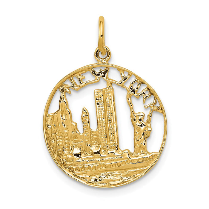 14k NEW YORK Skyline Charm-A0601/C
