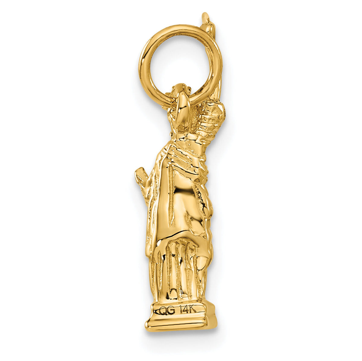 14k  3D Statue Of Liberty Charm-A0685