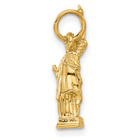 14k  3D Statue Of Liberty Charm-A0685