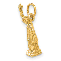 14k  3D Statue Of Liberty Charm-A0685