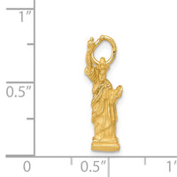 14k  3D Statue Of Liberty Charm-A0685