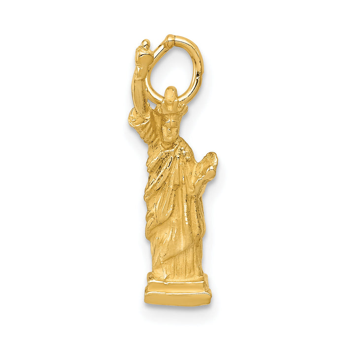14k  3D Statue Of Liberty Charm-A0685